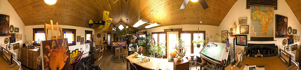 Oberg Studio Portrait - Inside Paul's Art Barn